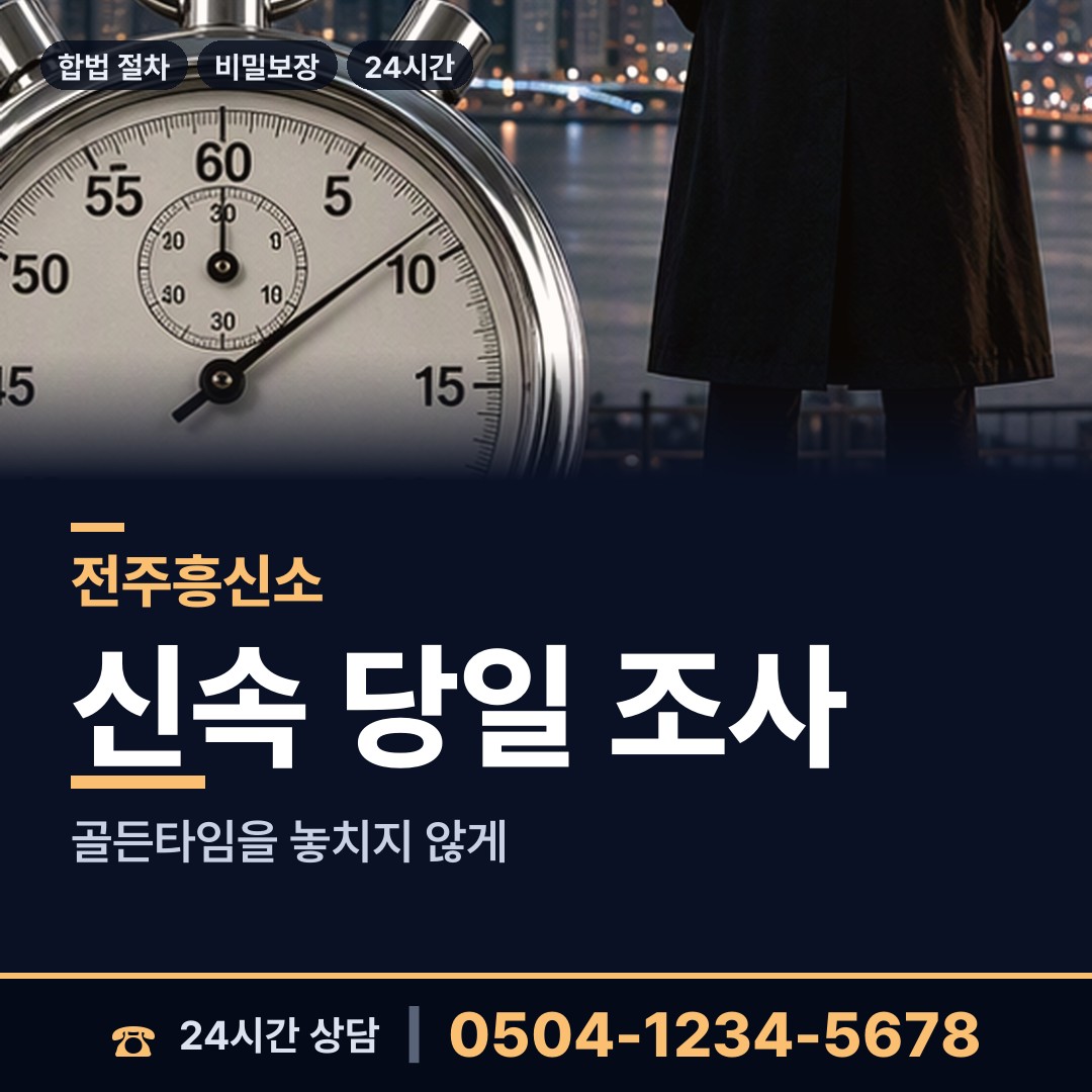 전주 우아1동 흥신소 상담 안내